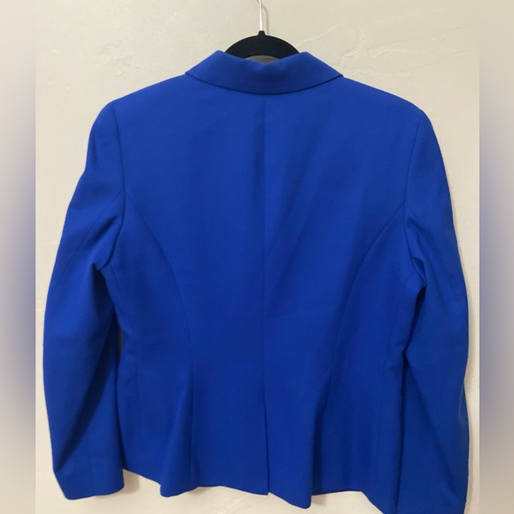 Pendleton~Royal Blue~100% Virgin Wool~Single Breasted~Two-Button Blazer~Size 12 - Picture 9 of 13